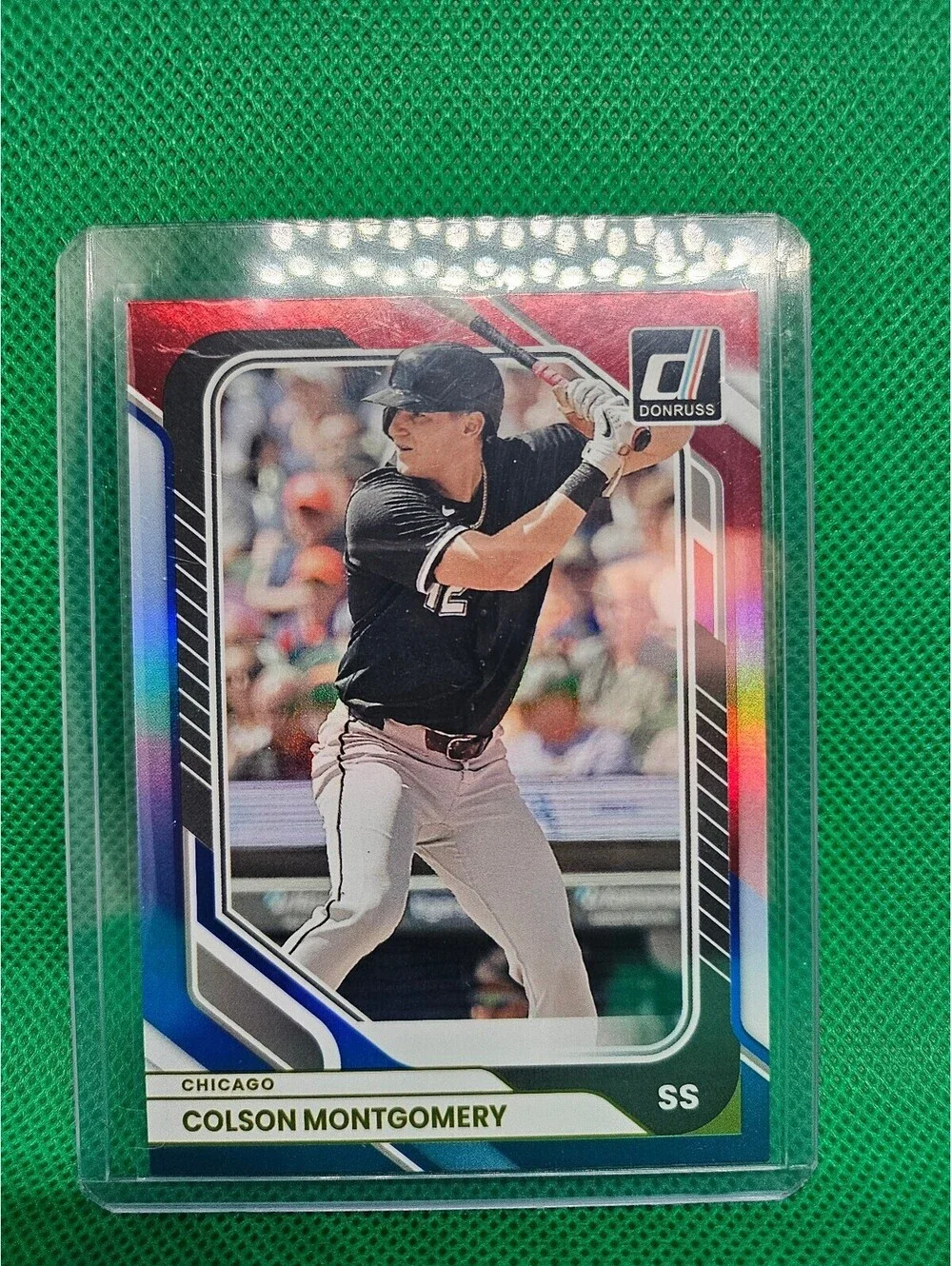 Colson Montgomery [Red/Blue Optic] #87 - 2026 Panini Donruss - white sox